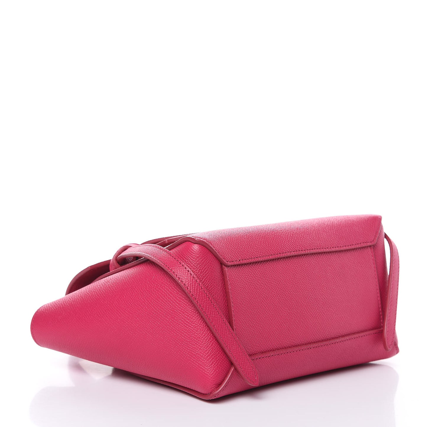 Grained Calfskin Nano Belt Bag Raspberry