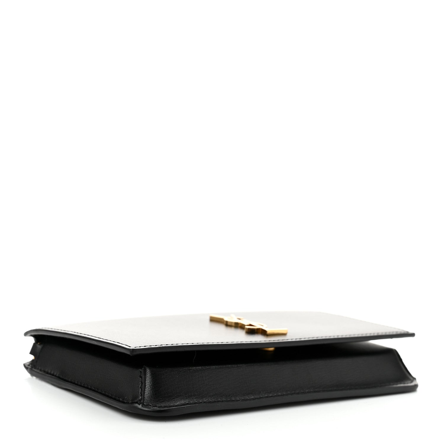 Saint Laurent Smooth Calfskin Monogram Phone Holder Crossbody Black 4 of 10