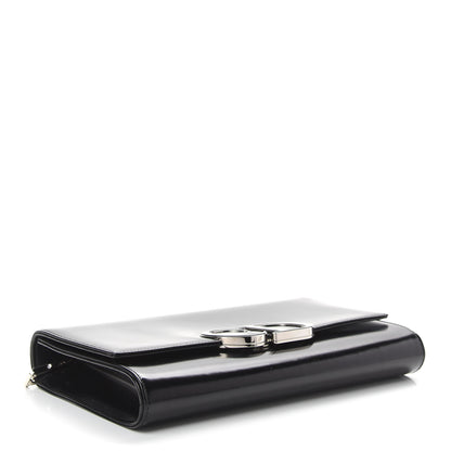 Christian Dior Smooth Calfskin Chain Clutch Black 4 of 8