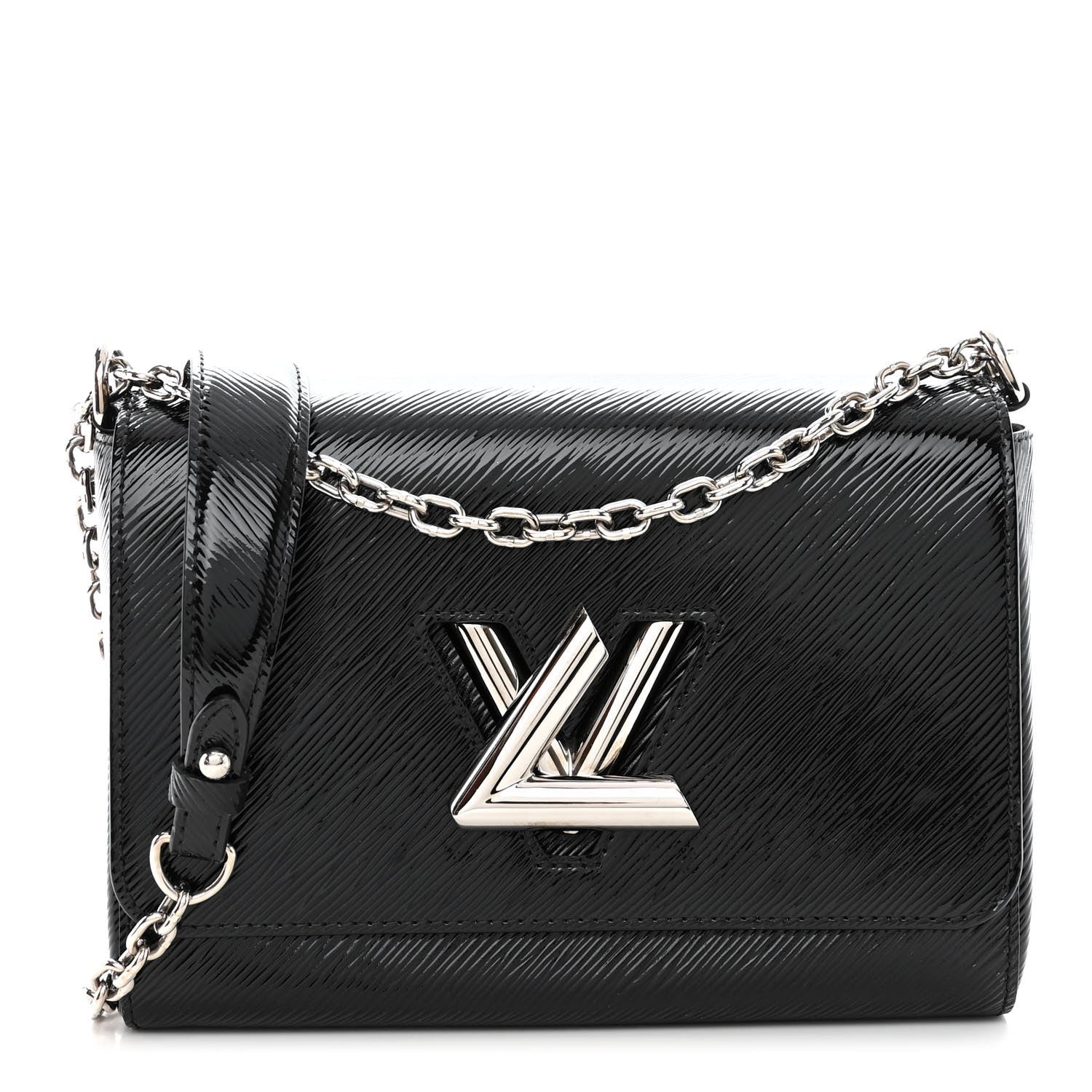 Louis Vuitton Electric Epi Twist Shoulder Bag MM Black 1 of 9