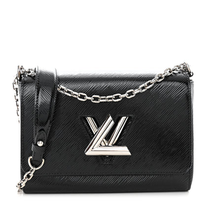 Louis Vuitton Electric Epi Twist Shoulder Bag MM Black 1 of 9