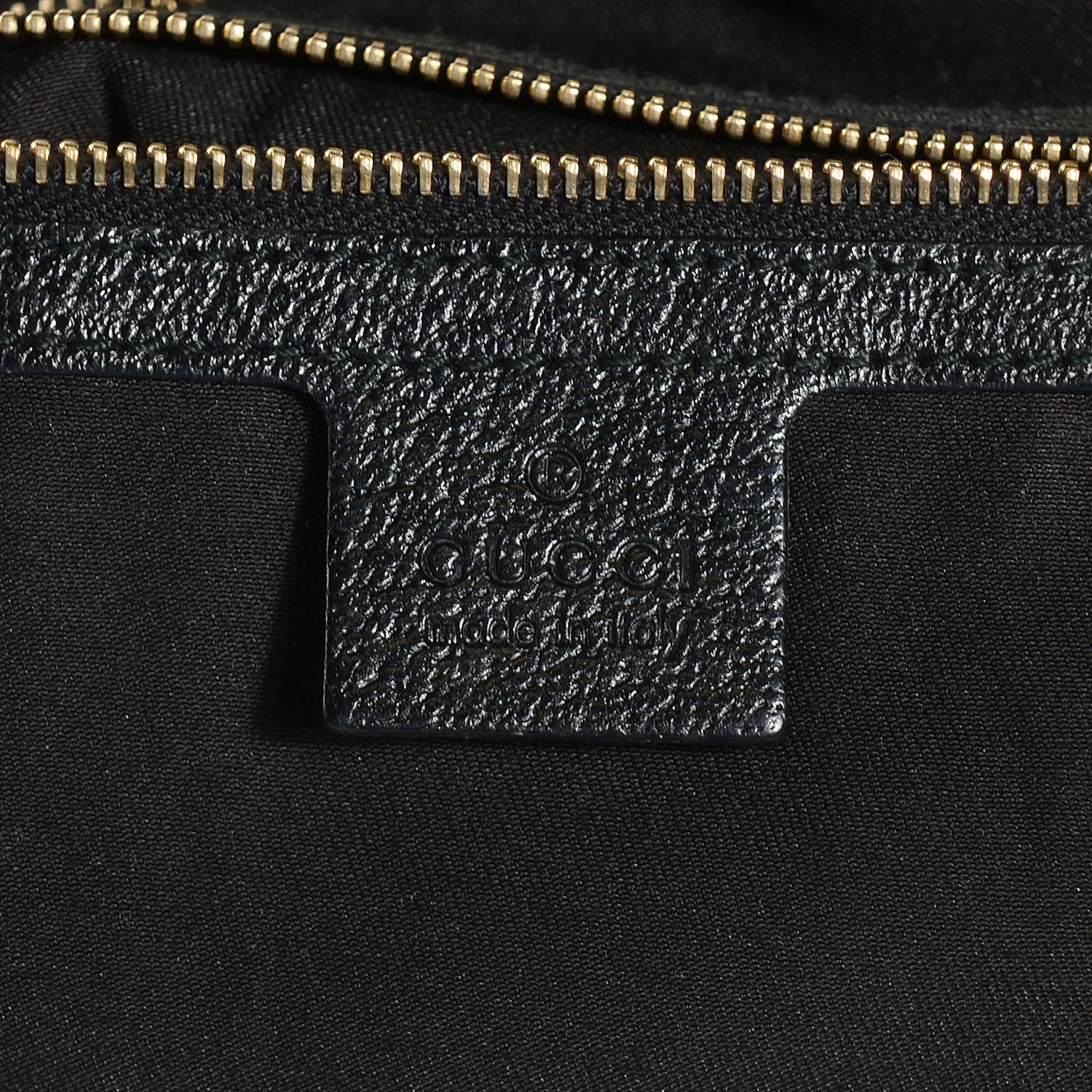 Gucci Monogram Bamboo Medium Top Handle Bag Black 6 of 7