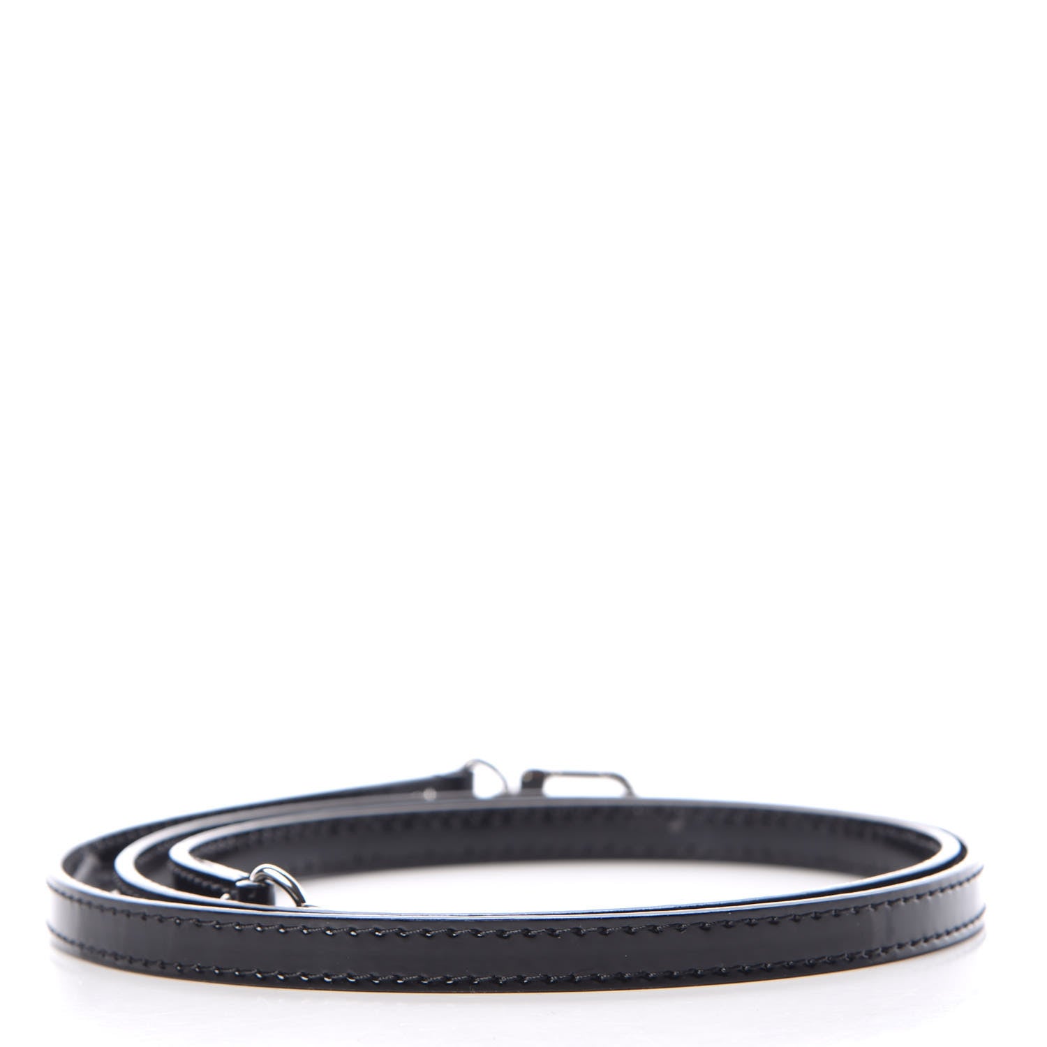 Louis Vuitton Patent 12mm Shoulder Strap Black 2 of 3