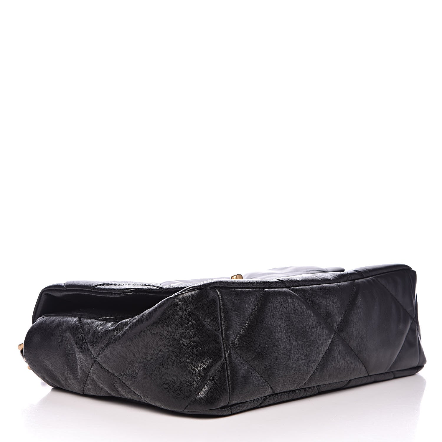 Chanel Lambskin Quilted Large 19 Flap Black 4 of 11