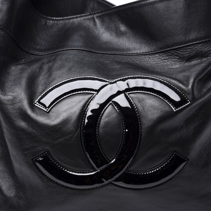 Chanel Calfskin Modern Chain Rhodoid Hobo Black 10 of 10