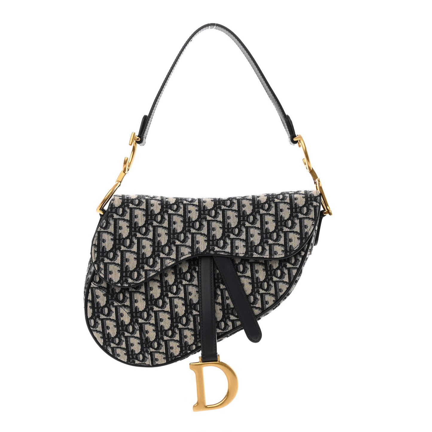 Oblique Saddle Bag Blue