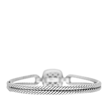 David Yurman Sterling Silver Diamond Albion Cable Bracelet 2 of 3