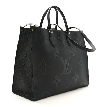 Louis Vuitton Empreinte Monogram Giant Onthego GM Black 3 of 8