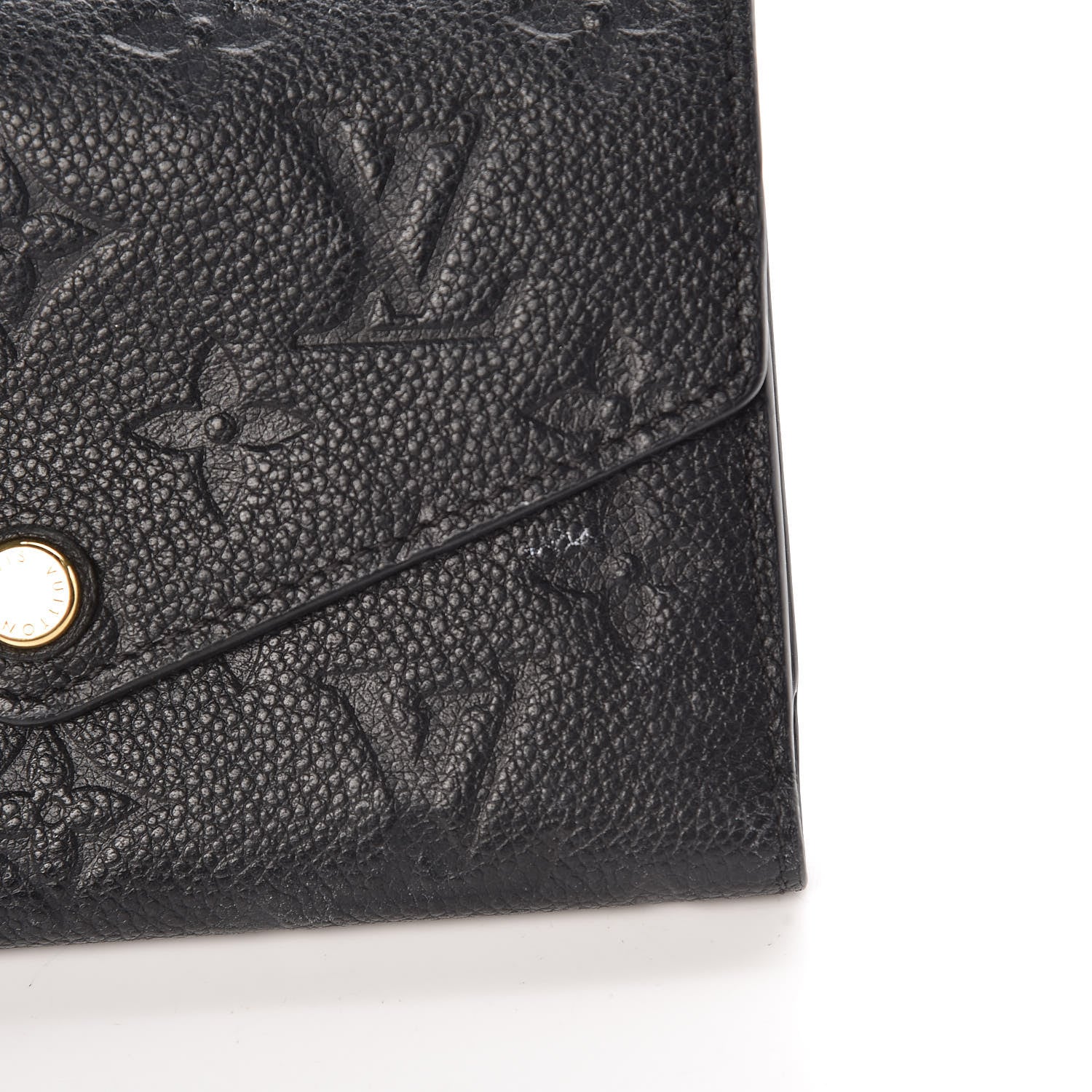 Louis Vuitton Empreinte Compact Curieuse Wallet Black 8 of 9