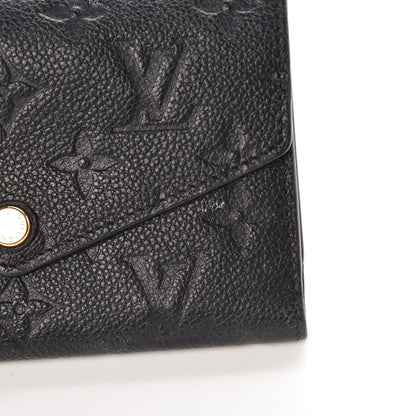 Louis Vuitton Empreinte Compact Curieuse Wallet Black 8 of 9