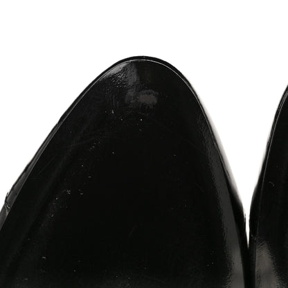 Chanel Lambskin Cap Toe CC Slingback Pumps 41 Black 7 of 8