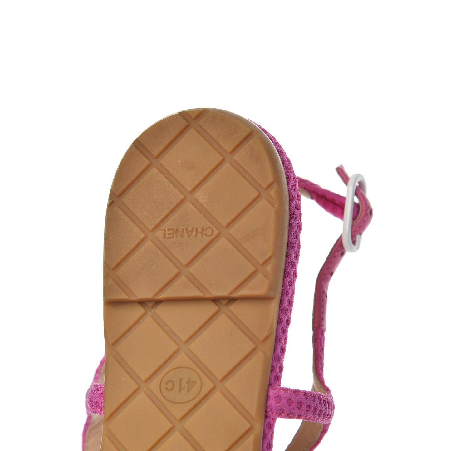 Mesh CC Thong Sandals 41 Fuchsia