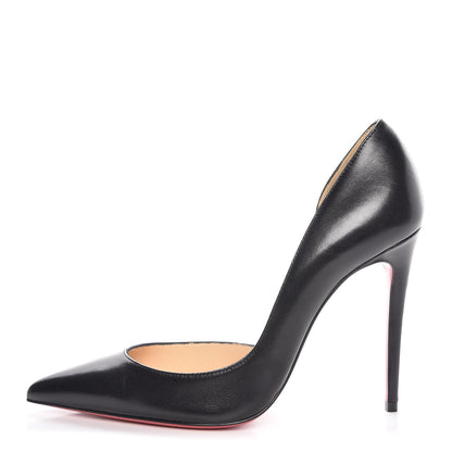 Christian Louboutin Shiny Nappa Iriza 100 Pumps 36 Black 1 of 9