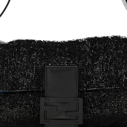 Fendi Beaded Baguette Black 7 of 9