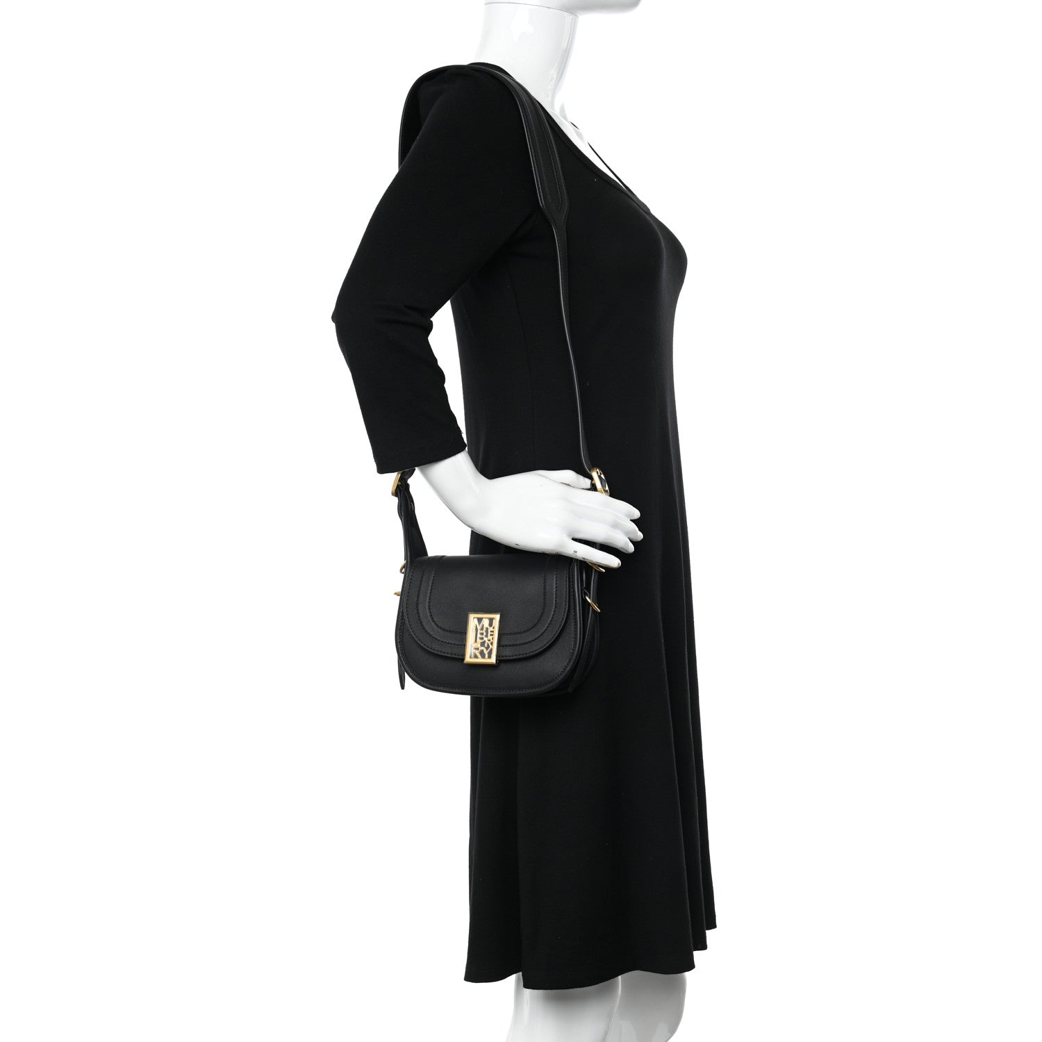 Mulberry Silky Calfskin Mini Sadie Satchel Black 2 of 11
