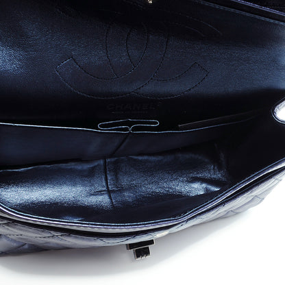 Chanel Calfskin 2.55 Reissue 226 Flap Metallic Blue 8 of 9