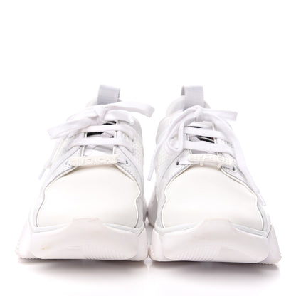 Givenchy Calfskin Neoprene Jaw Low Sneakers 38 White 2 of 9
