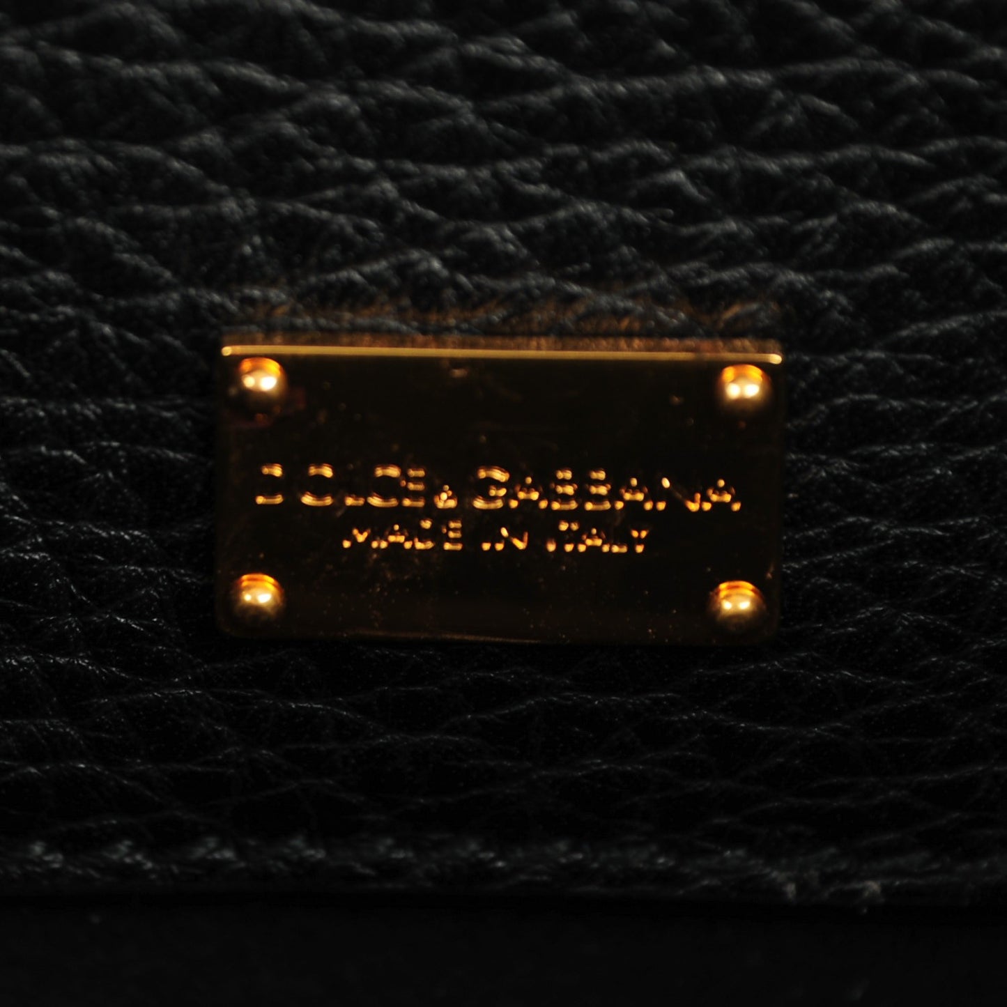 Grained Calfskin Mini Rosalia Trunk Crossbody Bag Black