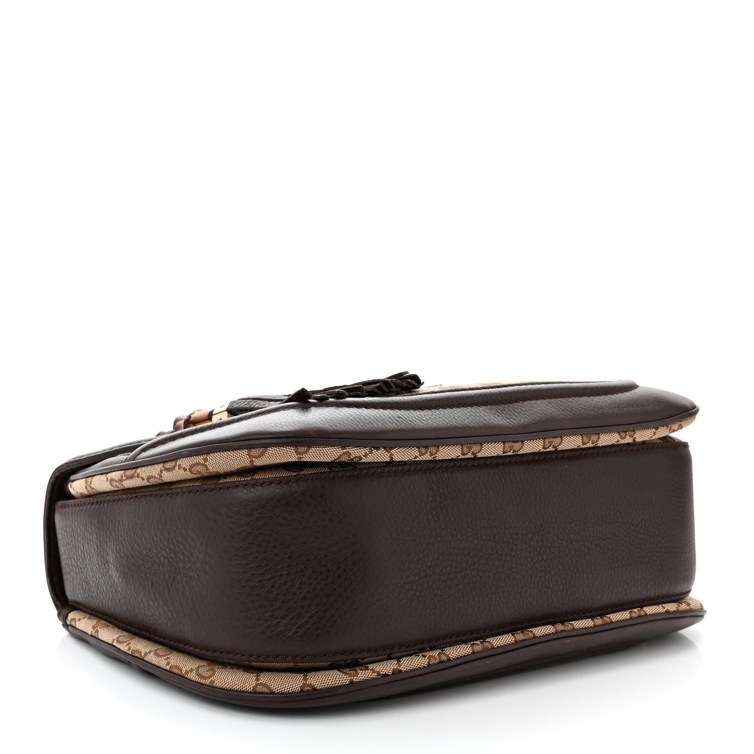 Gucci Monogram Large New Bamboo Top Handle Bag Brown 4 of 10