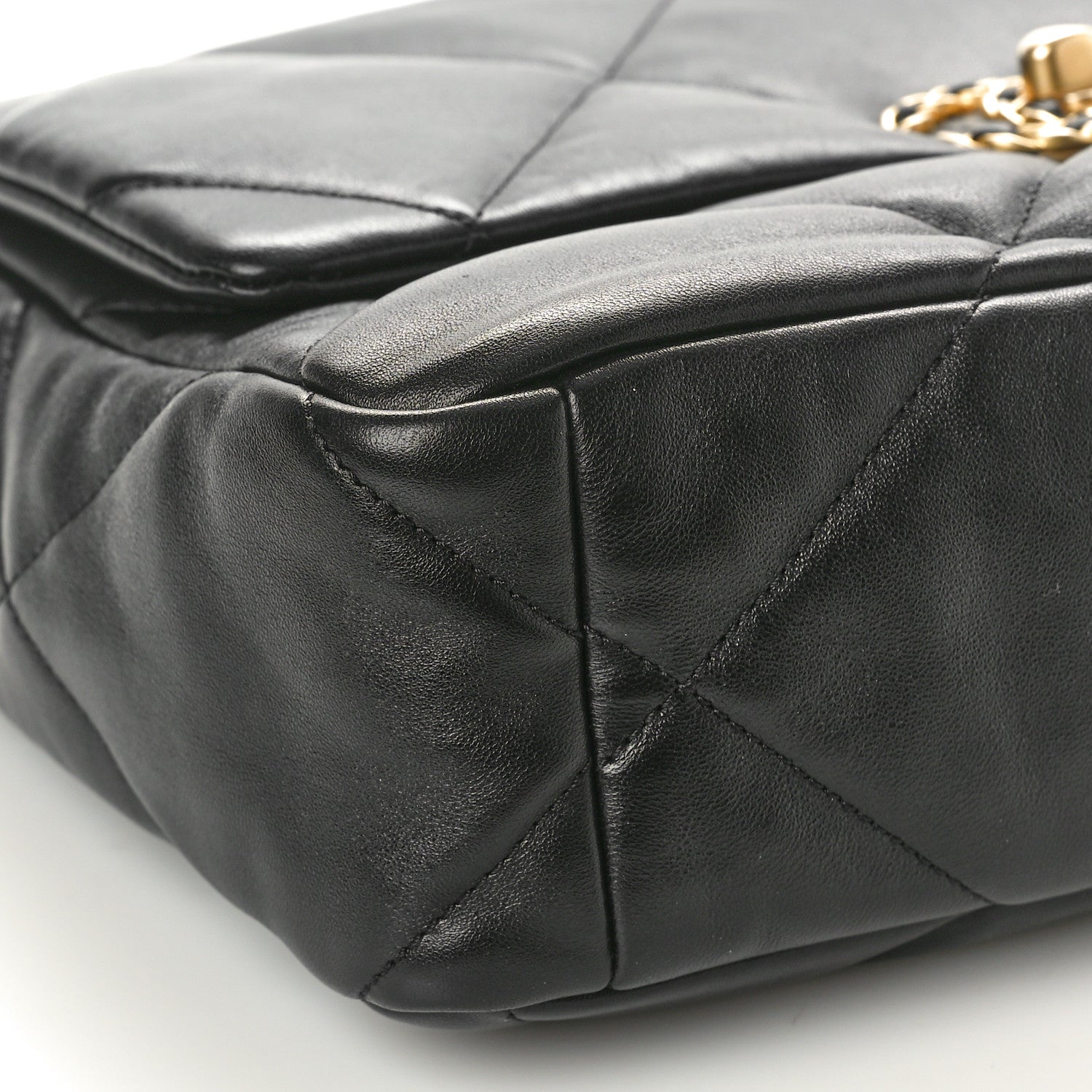 Chanel Lambskin Quilted Large Chanel 19 Flap Black 9 of 11