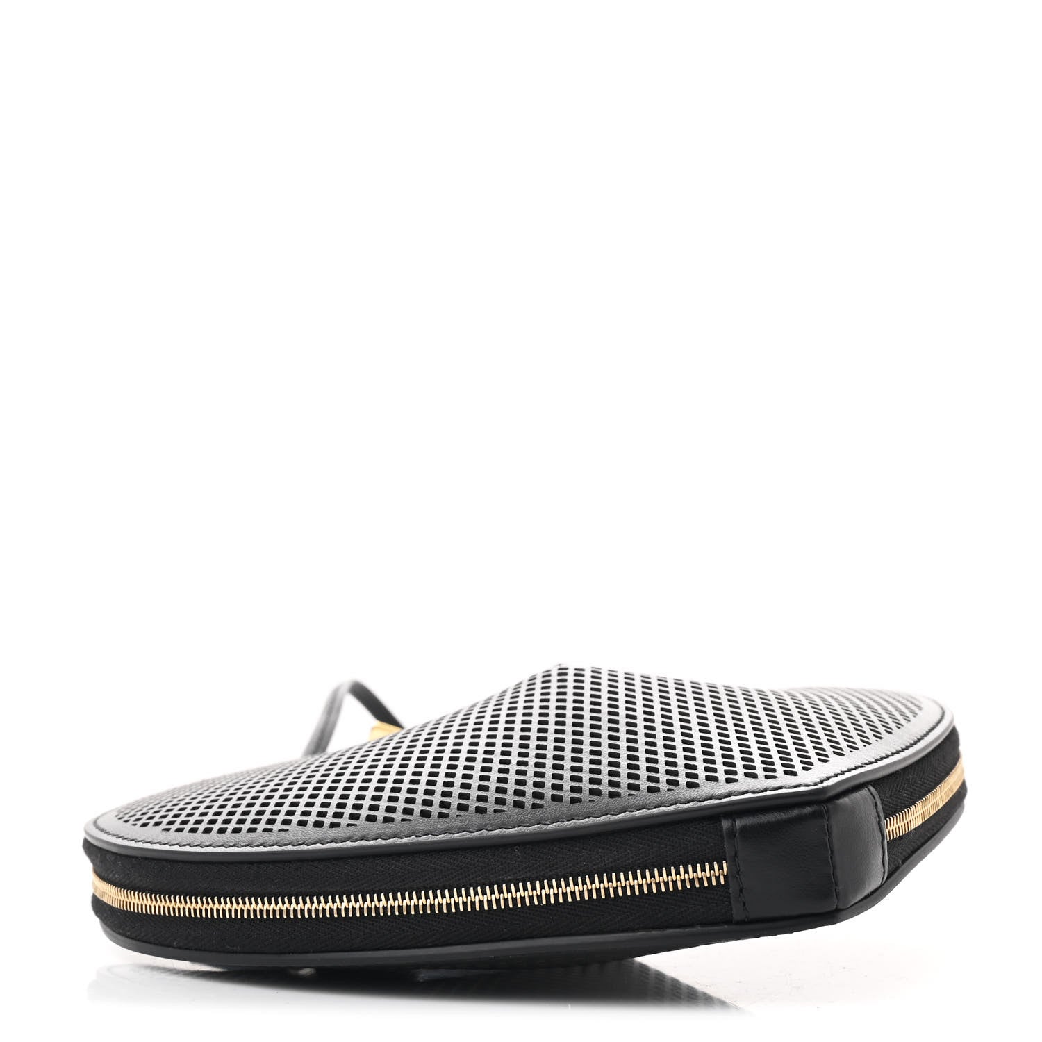Alaia Calfskin Perforated Le Coeur Bag Black 4 of 9