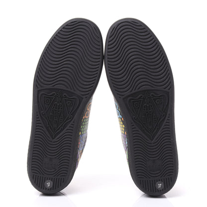 Gucci GG Supreme Monogram Psychedelic Sneakers 37 Black Multicolor 5 of 9