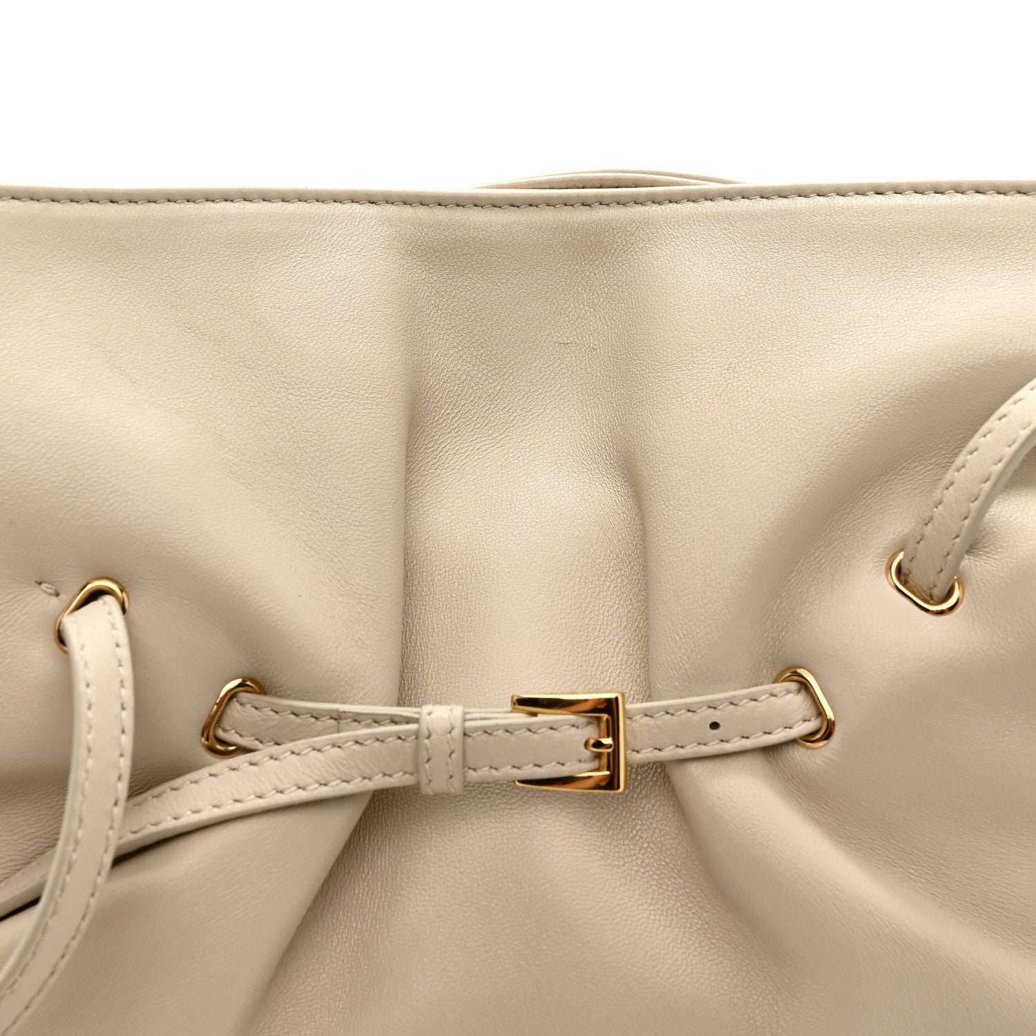 Prada Nappa Small Dada Shoulder Bag Avorio 10 of 10