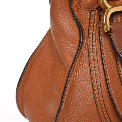 Chloe Calfskin Medium Marcie Satchel Tan 10 of 16