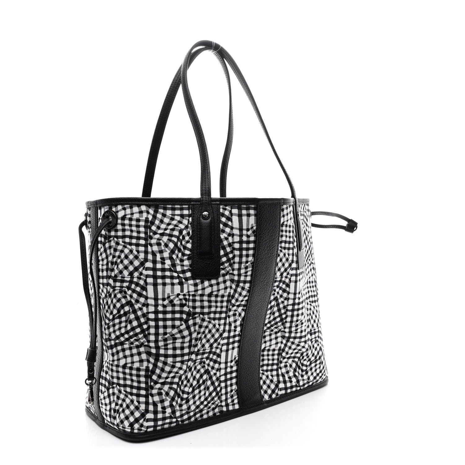 MCM Visetos Medium Liz Reversible Shopper Tote Black 5 of 16