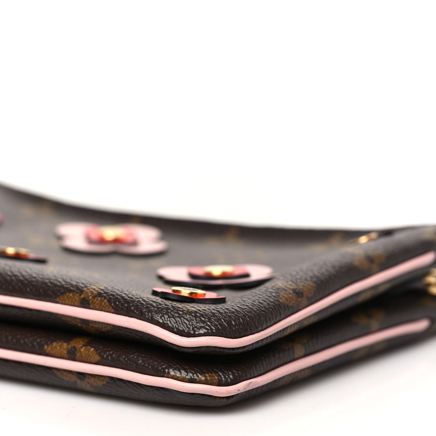 Monogram Blooming Flowers Double Zip Pochette