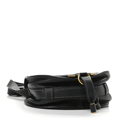 Chloe Calfskin Mini Marcie Round Crossbody Bag Black 4 of 8