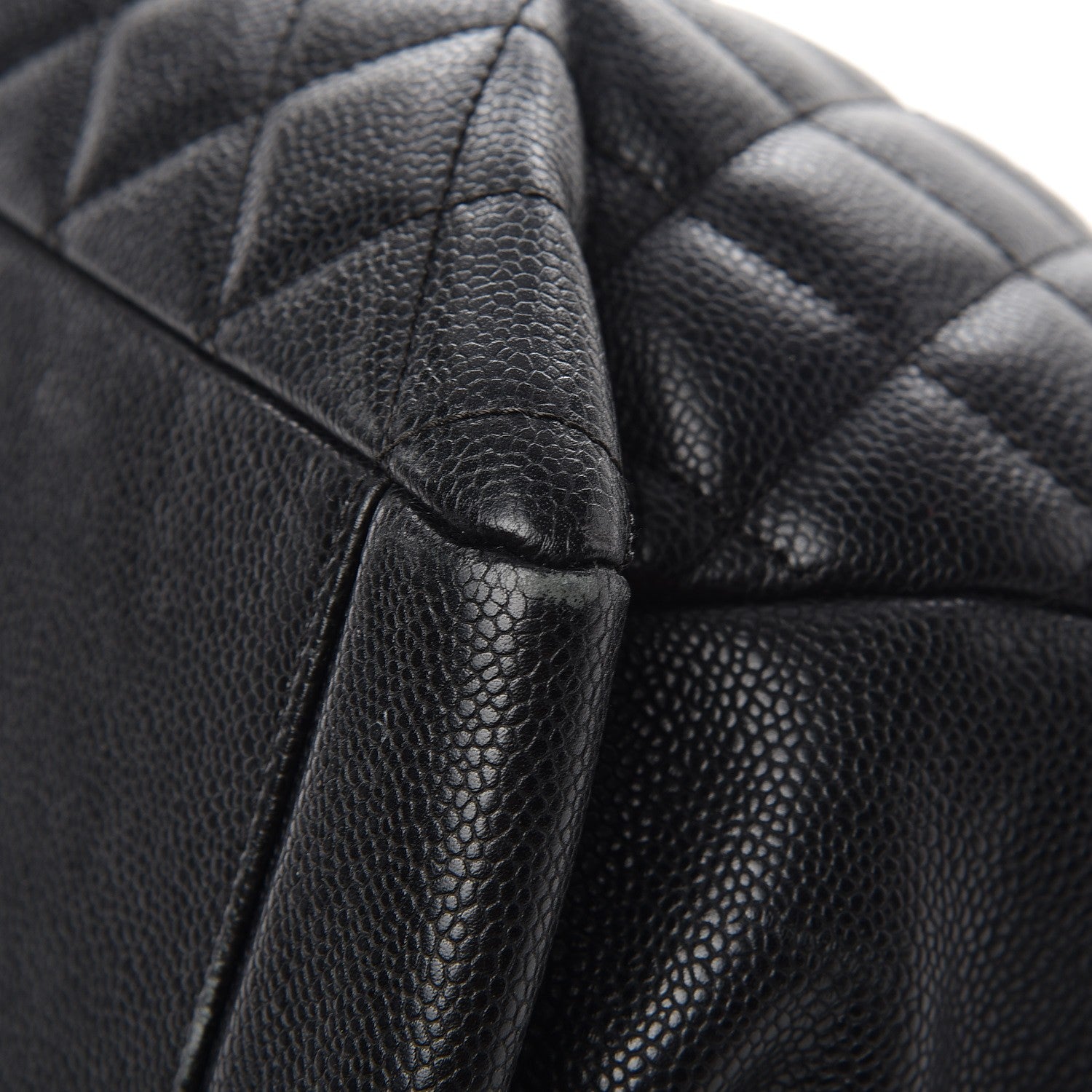 Chanel Caviar Quilted Grand Shopping Tote GST Black 12 of 15
