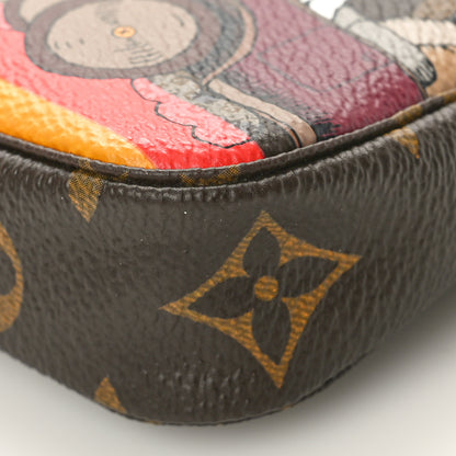 Louis Vuitton Monogram 2015 Christmas Animation Mini Pochette Accessories 10 of 10