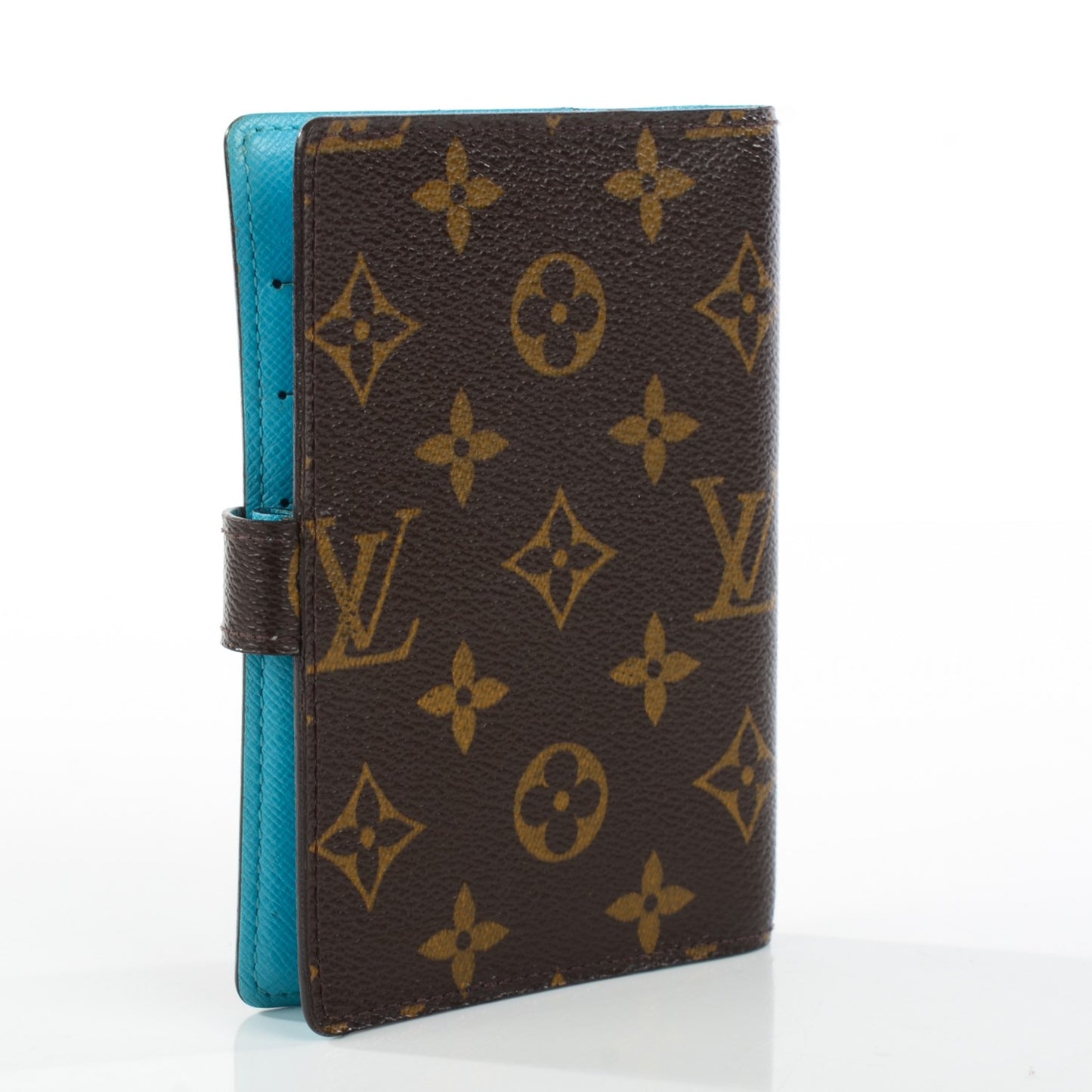 Monogram Groom Small Ring Agenda Cover Blue