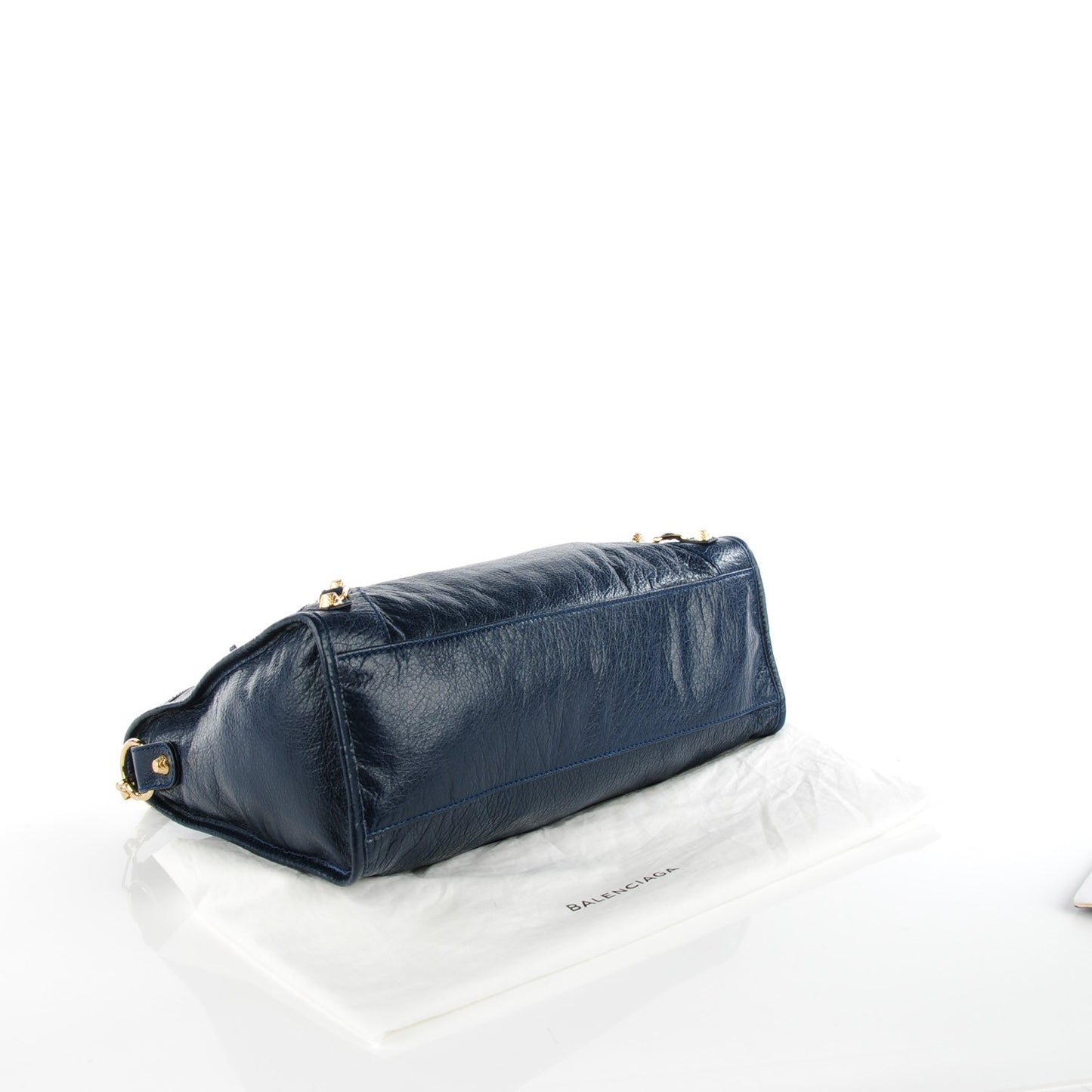 Agneau Giant 12 Gold Hardware City Bleu Obscur