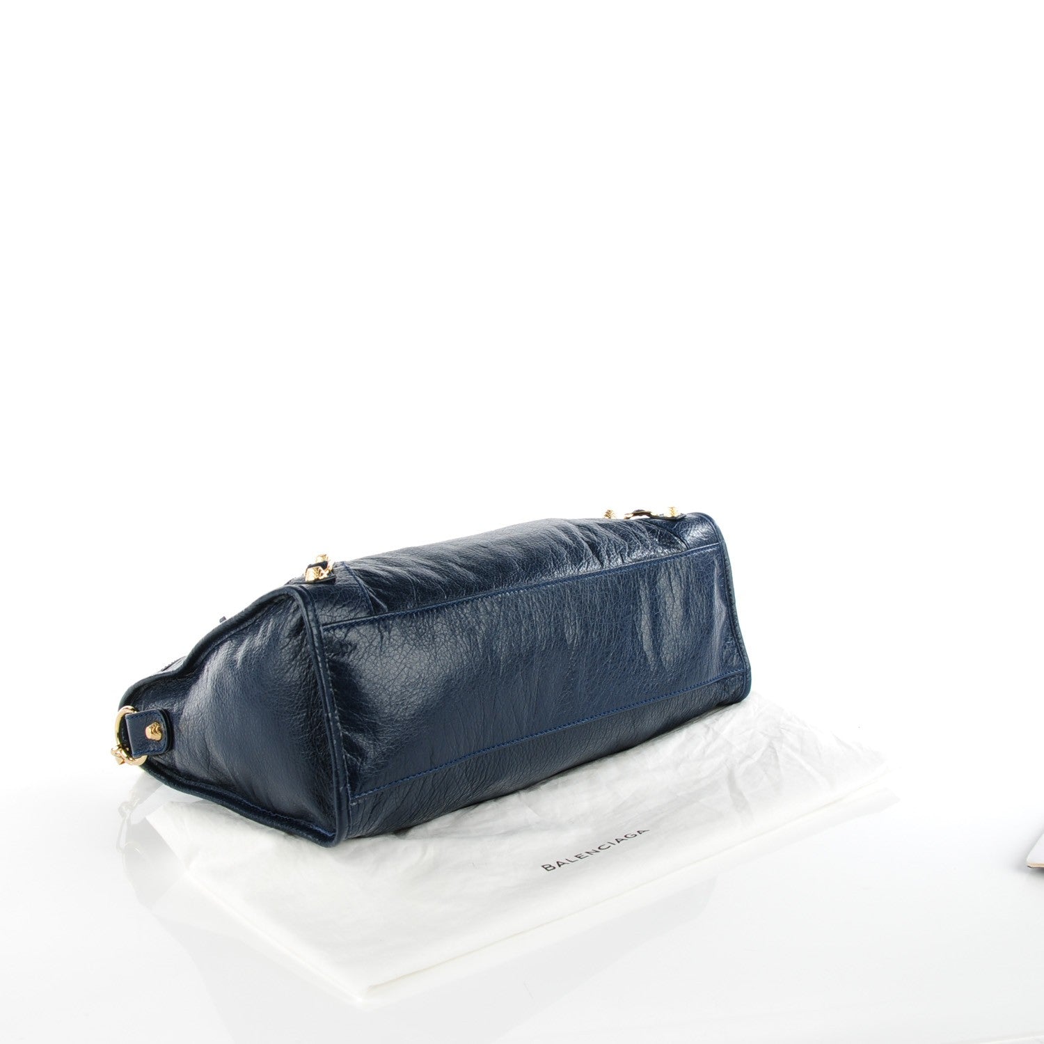 Balenciaga Agneau Giant 12 Gold Hardware City Bleu Obscur 4 of 7