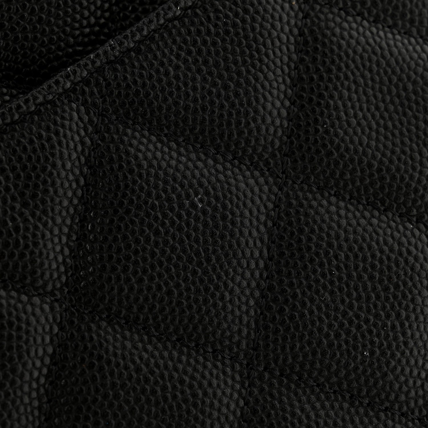 Chanel Caviar Quilted Medium Cosmetic Case Black 9 of 10