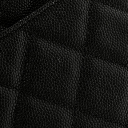 Chanel Caviar Quilted Medium Cosmetic Case Black 9 of 10