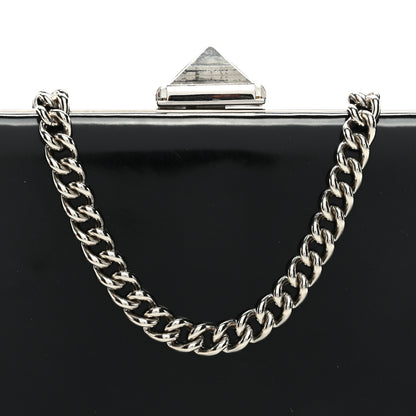 Christian Louboutin Patent Crystal Clutch Black 7 of 9