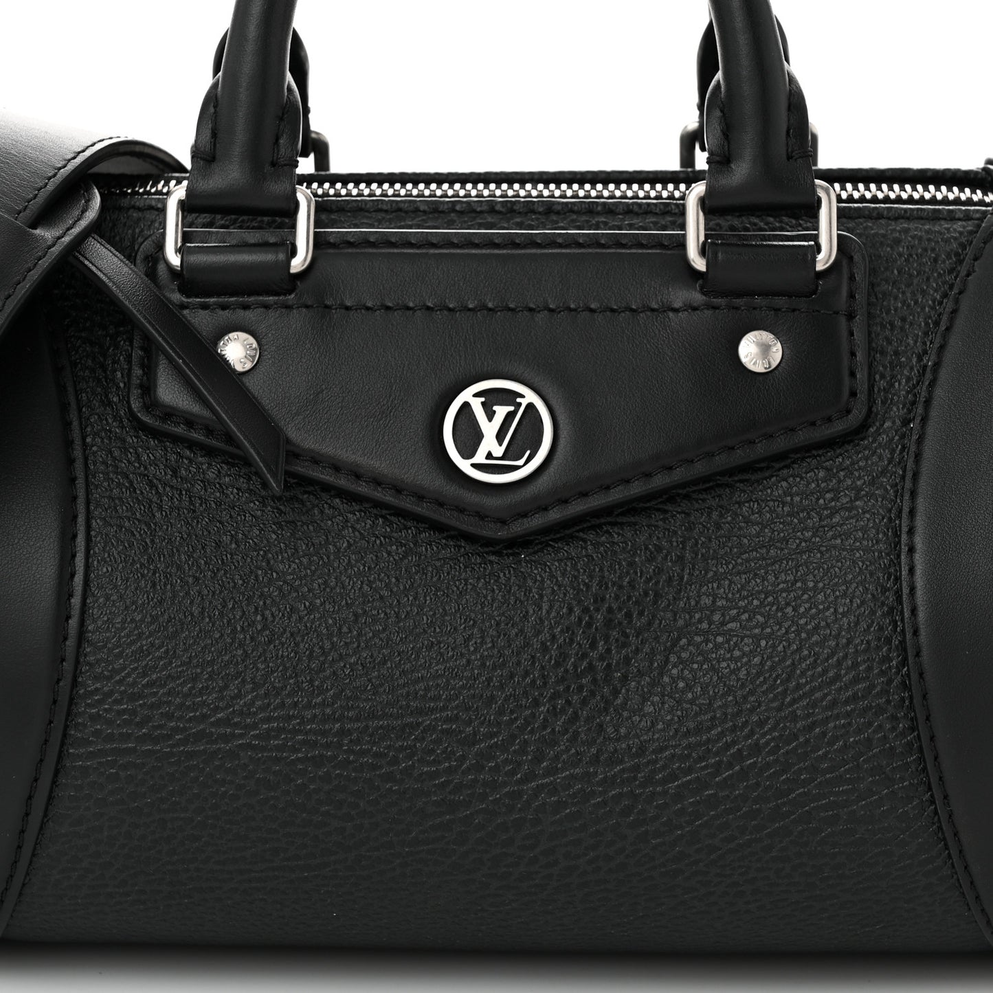 Pixel Lambskin LV Biker PM Black