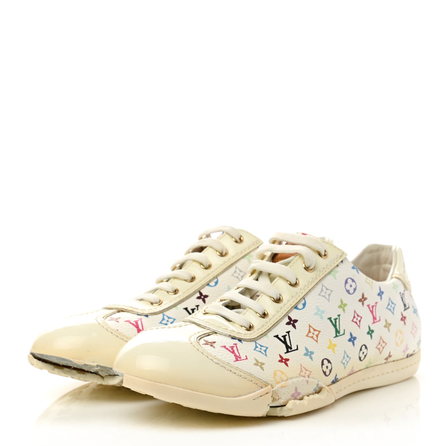 Monogram Multicolor Sneakers 36 White