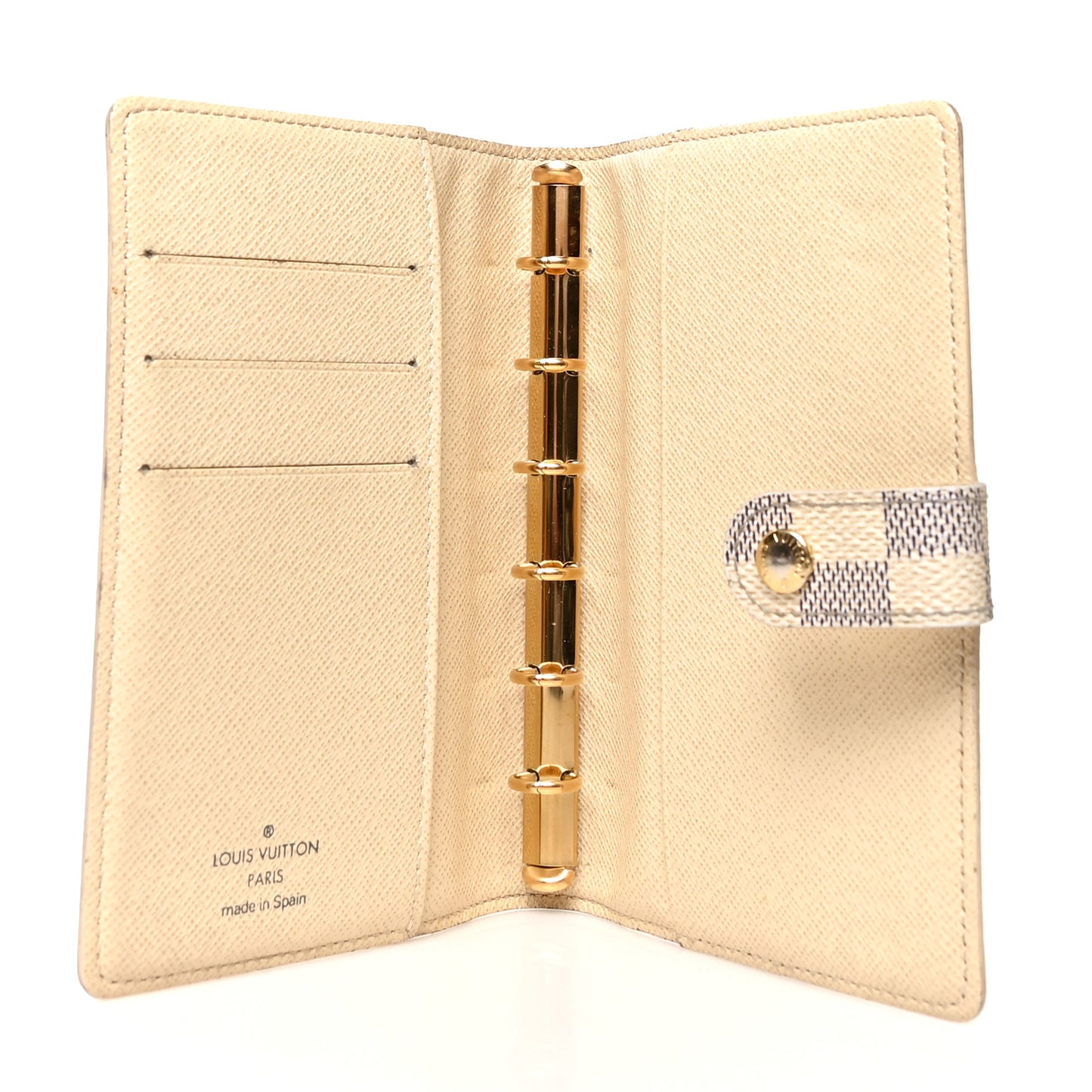 Damier Azur Small Ring Agenda Cover