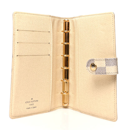 Louis Vuitton Damier Azur Small Ring Agenda Cover 5 of 10