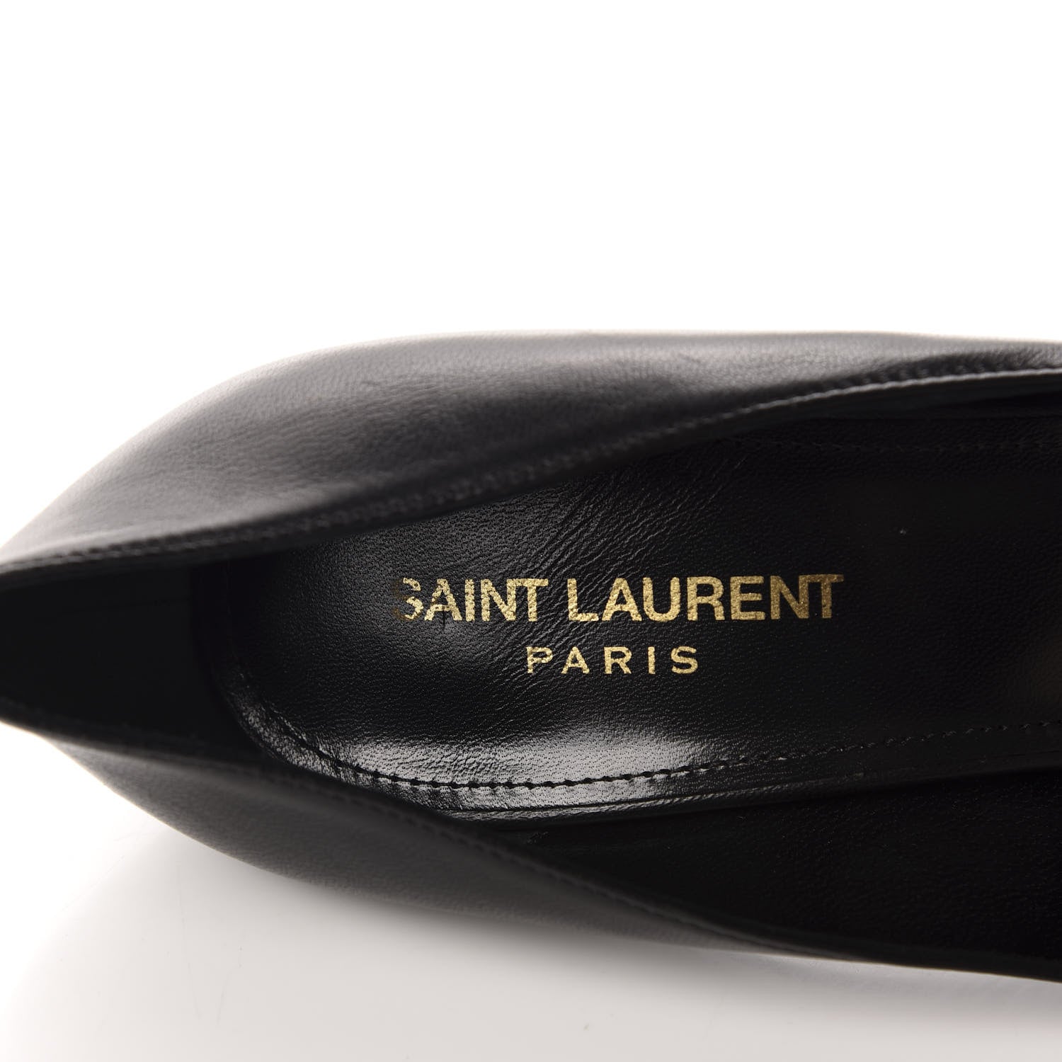 Saint Laurent Calfskin Era Pumps 39.5 Black 7 of 10