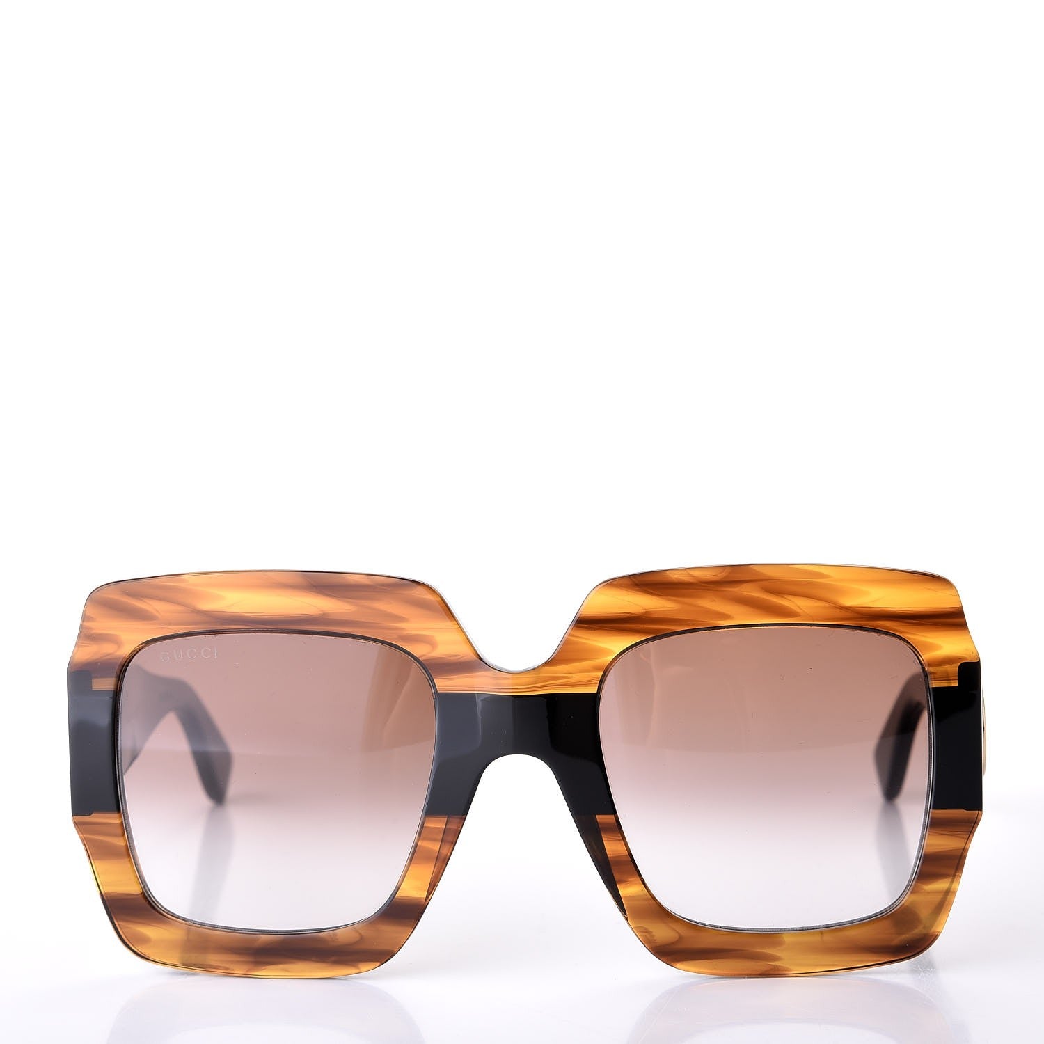 Gucci Square Frame GG0178S Sunglasses Havana 2 of 8