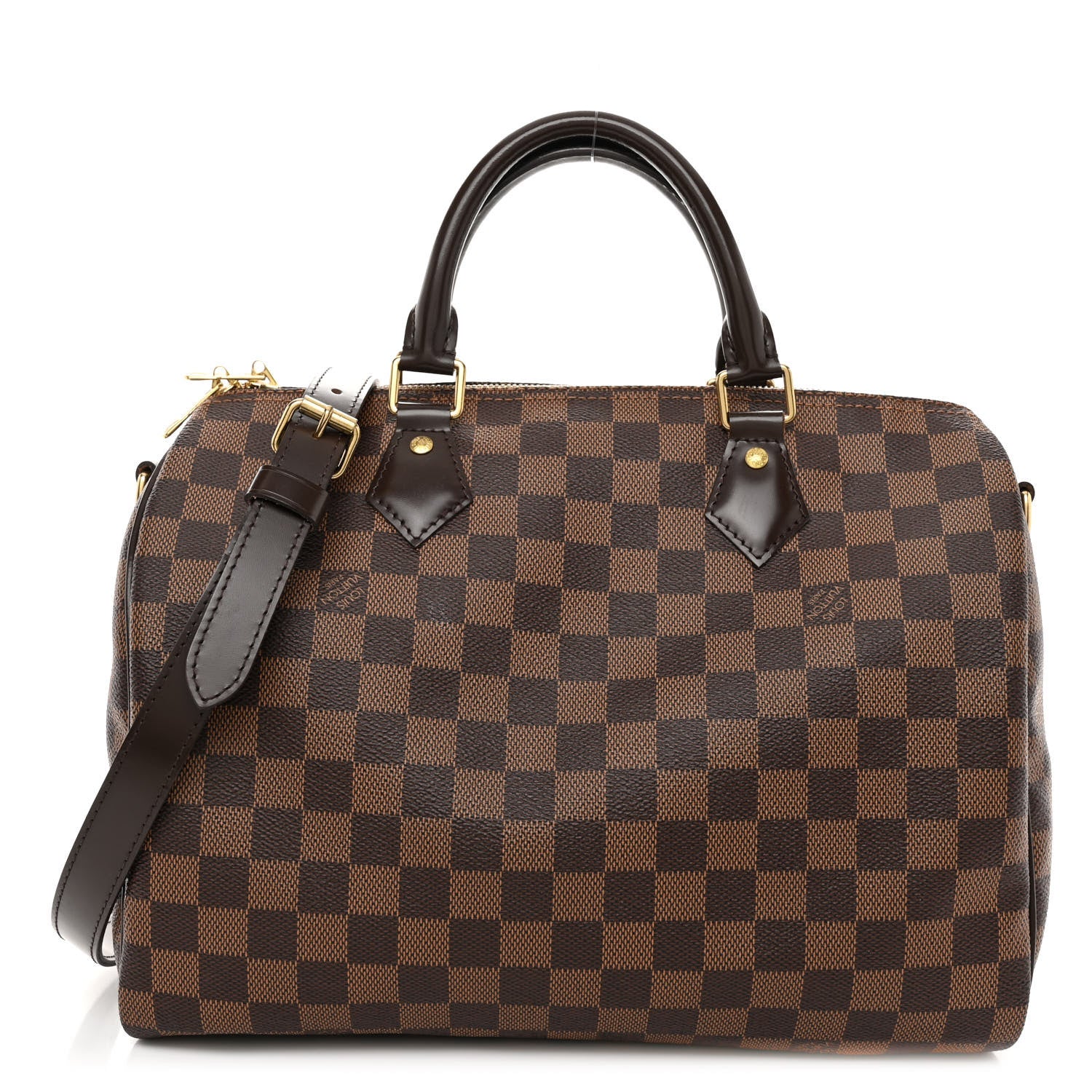 Louis Vuitton LOUIS VUITTON Damier Ebene Speedy Bandouliere 30 1 of 9