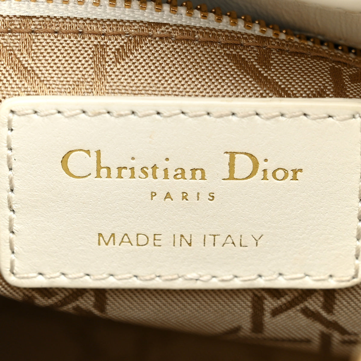 Christian Dior Lambskin Cannage Small My ABCDior Lady Dior White 6 of 13