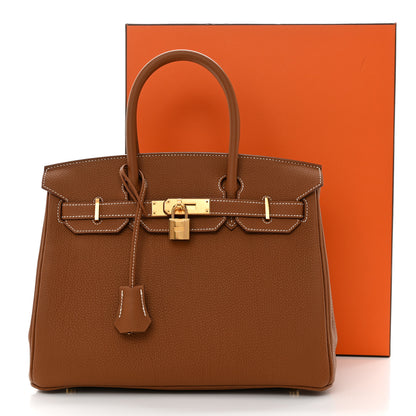 Hermes Togo Birkin 30 Gold 11 of 11