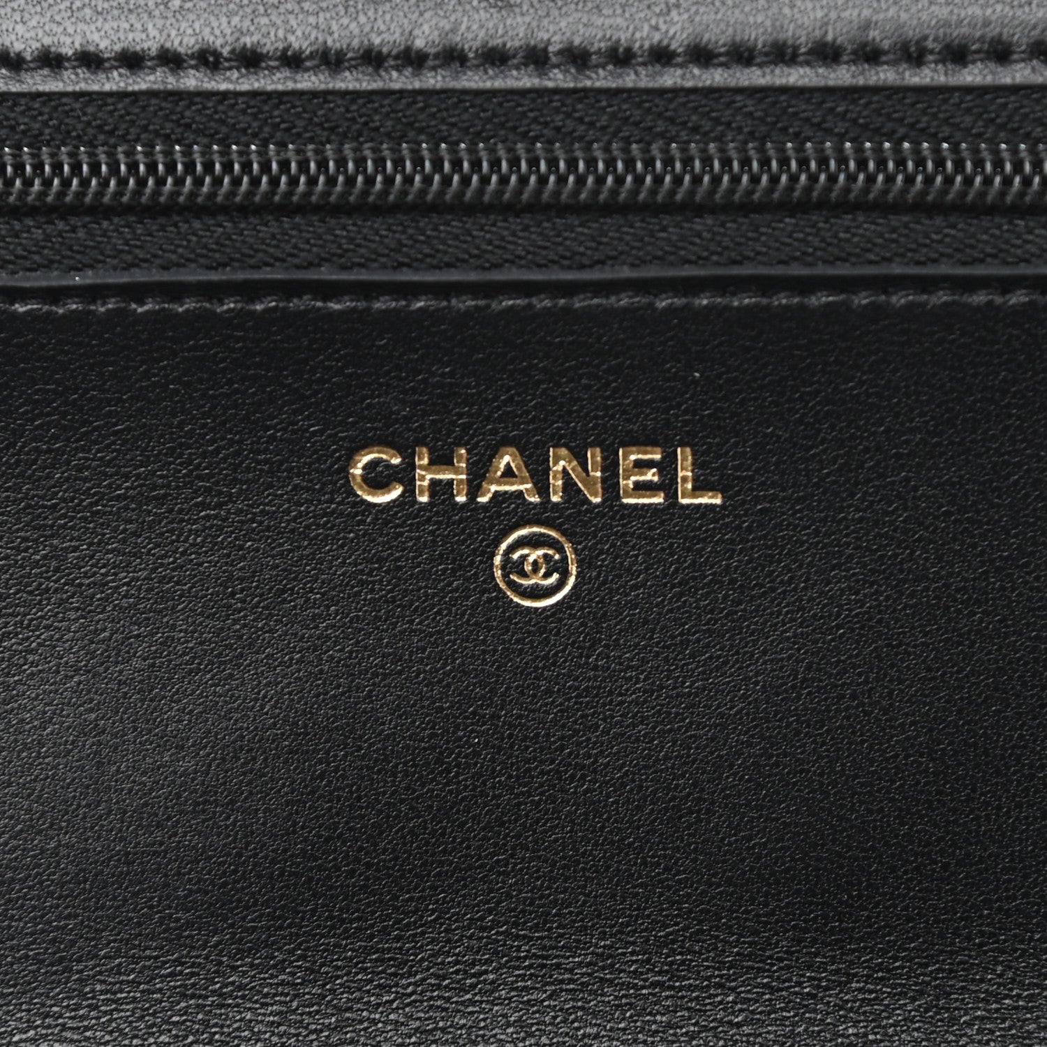 Chanel Lambskin Quilted Coco Charms Wallet On Chain Black 5 of 13