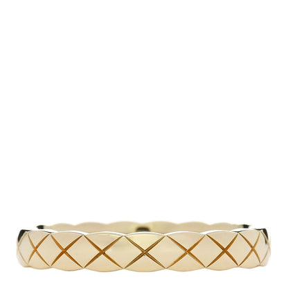 Chanel 18K Yellow Gold Mini Coco Crush Ring 56 7.5 1 of 5